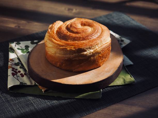 istock Korean fresh bread Round pastry 1256243994