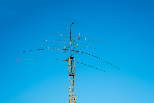 Morse code antenna. Ham radio.