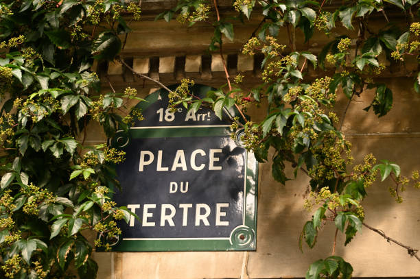 Famous place in Paris, Montmartre. Known for painters and cabarets