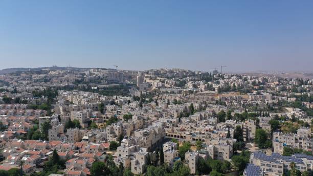 istock North Jerusalem Ramot neighbourhood with red rooftops, aerial view 1256253848