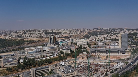 Jerusalem Hi tech Park And Romema neighbourhood, Aerial View, israel