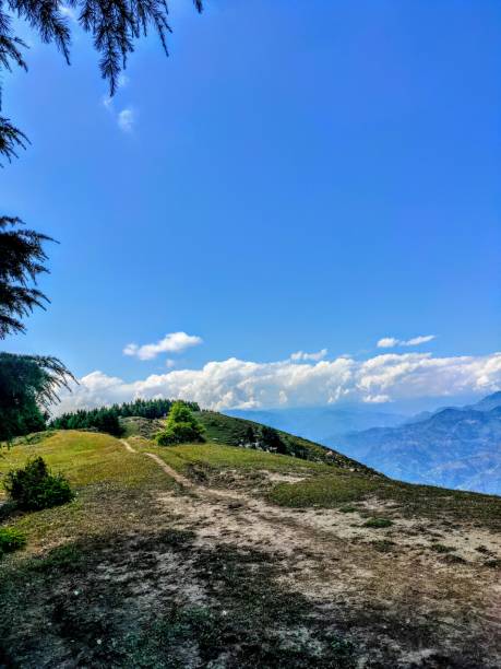 istock mountain landscape with blue sky 1256267116