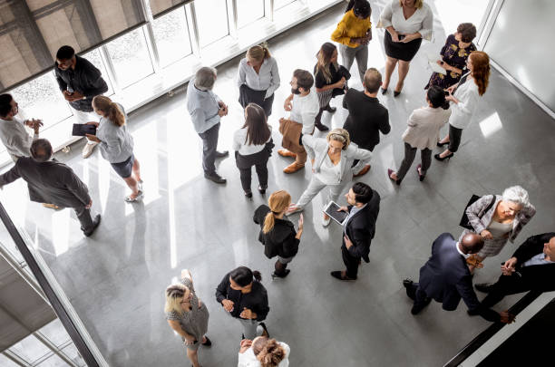 istock Business people discussing in the hallway 1256267142