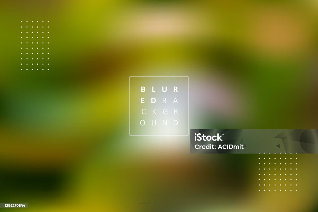 Blurred Text Vector Abstract Vector Blurred Background With Dotted Elements And Text Stock ...