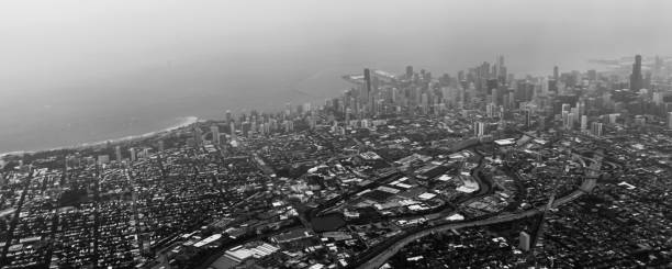 istock Chicago in B&W 1256272360