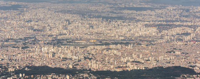 Aerial view of Sao Paulo, SP, Brazil