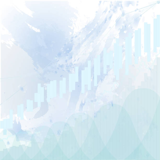 istock financial chart with uptrend line graph in stock market on grey background vector design chart in modern style. Vector infographic template. Flat line vector. Process timeline chart. Business concept. Vector financial chart. 1256277883