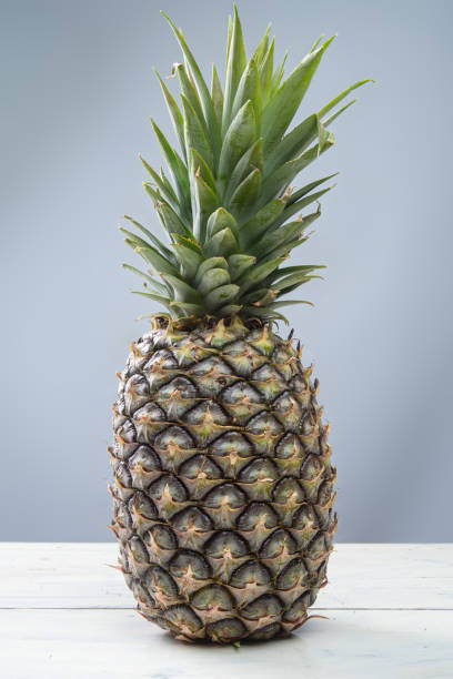 istock fruits in an arrangement on a white wooden surface with a white background. selective focus. 1256280659