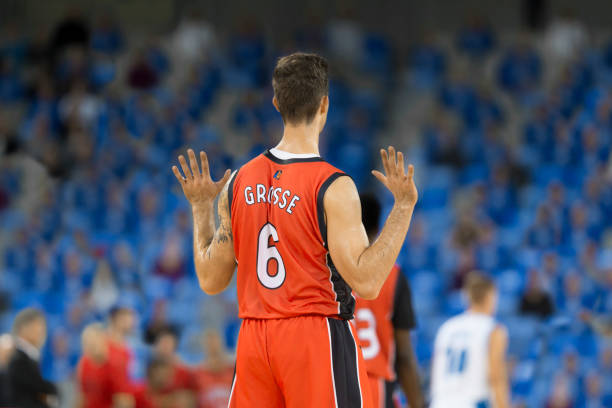 istock Basketball player on court 1256281671
