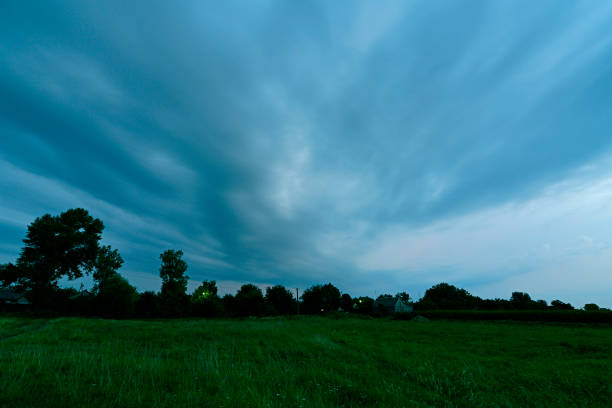 Picturesque rural landscapes, the village of Korolevka Ukraine.