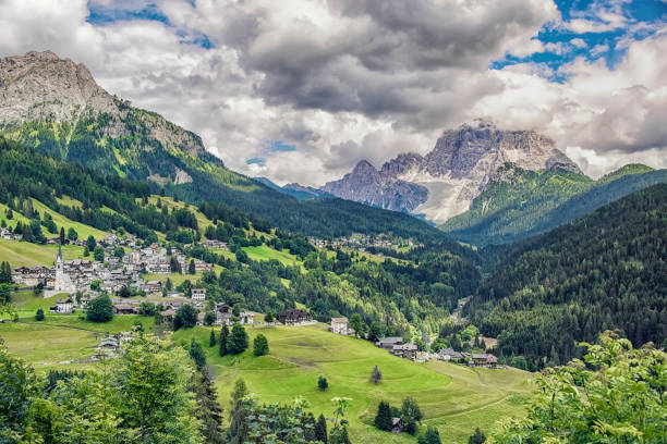 istock Landscape in the italian Dolomites 1256288806