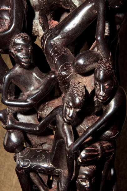 istock African art and sculptures. 1256289019