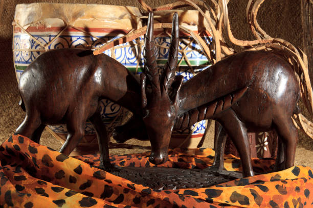 istock African art and sculptures. 1256289032
