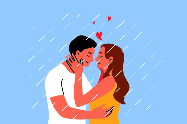 Ilustración de Pareja Beso Cita Concepto De Amor y más Vectores Libres de  Derechos de Amor - Amor, Pareja joven, Besar - iStock