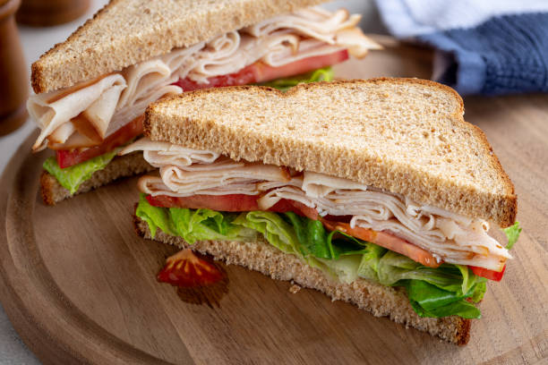 istock Turkey Sandwich on Whole Wheat Bread 1256292107