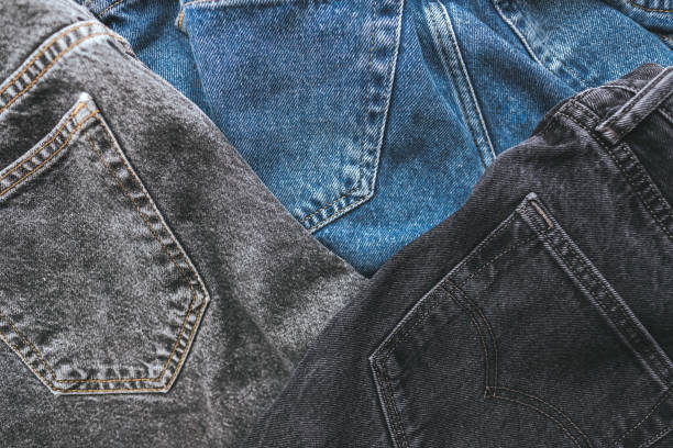 istock Jeans fashion background. 1256296240