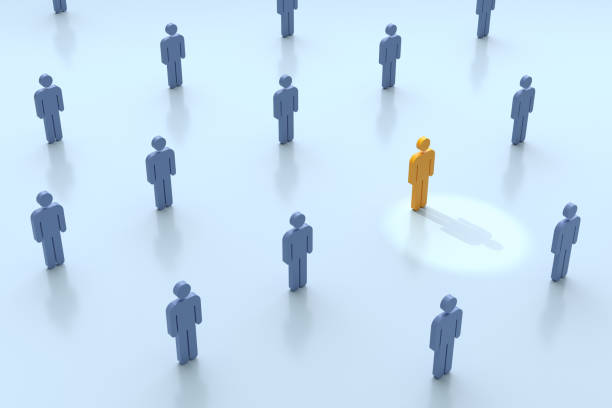 istock Leadership concept with group of people icon 1256299052