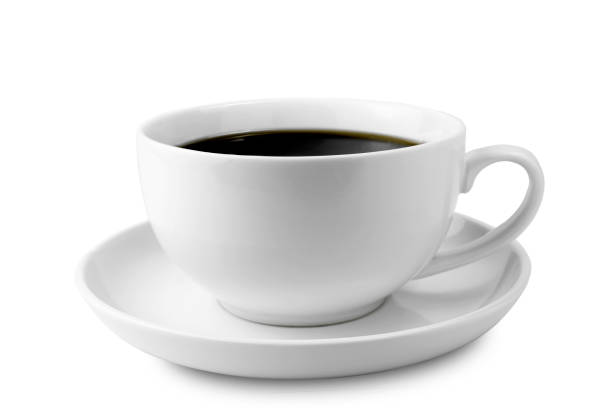 istock White cup of black coffee isolated on white background 1256303331