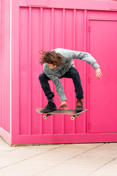 istock Skateboarding in the city 1256306570