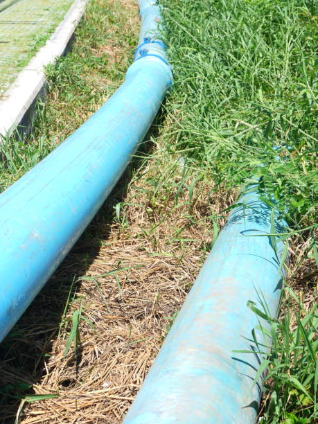 istock Large Water Pipe outdoor 1256321096