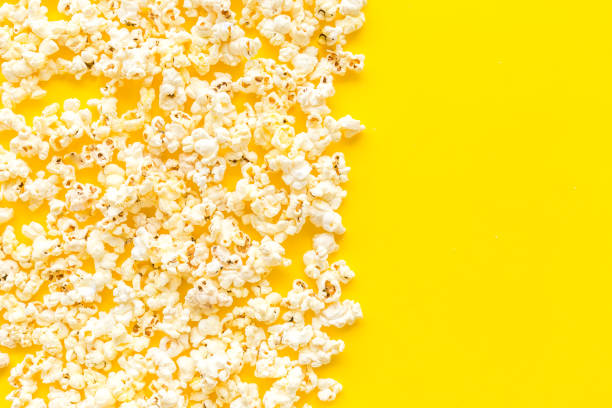 istock frame of popcorn from above copy space 1256321333