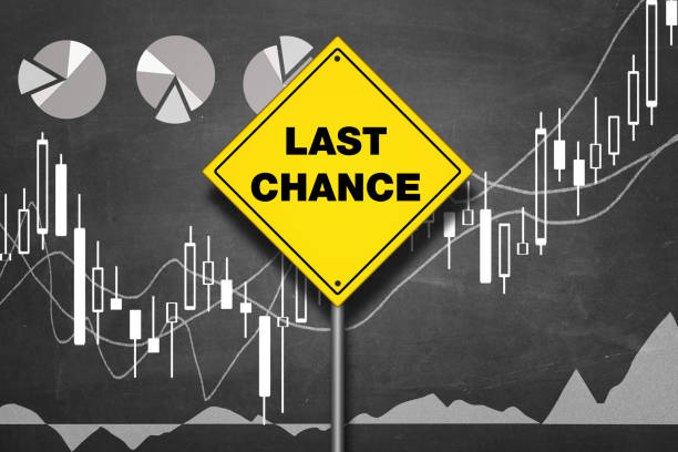Last change message Last chance message on booming economy its the final countdown stock pictures, royalty-free photos & images
