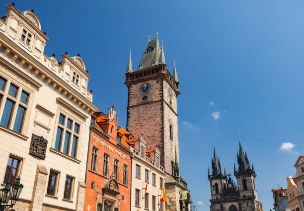 istock The Old Town Hall at sunny summer day, Prague 1256322756