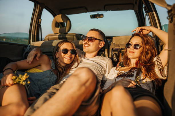 istock Friends enjoying the trip 1256330239