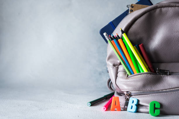 istock A stack of books and pencils on a desk in elementary school. A stack of colorful books. Education background. Business education concept. Copy space for text. 1256330391