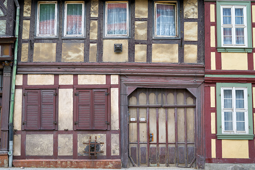 old half-timbered house in the old town of Wernigerode