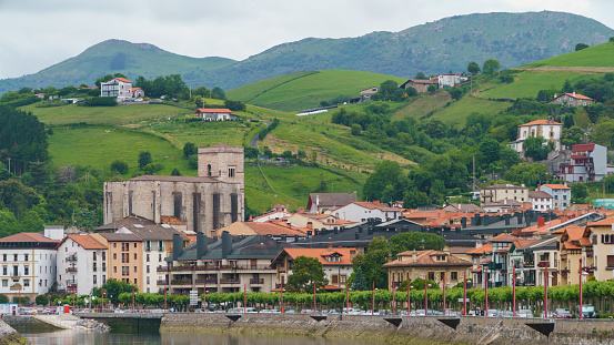 Zumaia view in summer day
