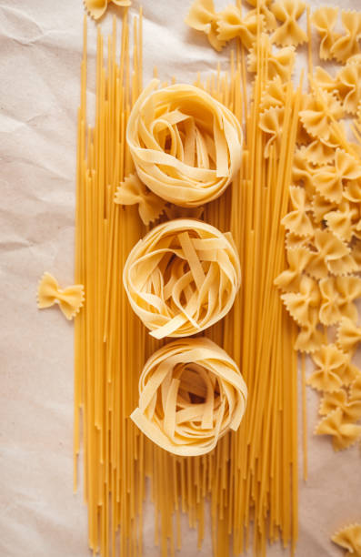 istock Varieties of Italian pasta. 1256338719