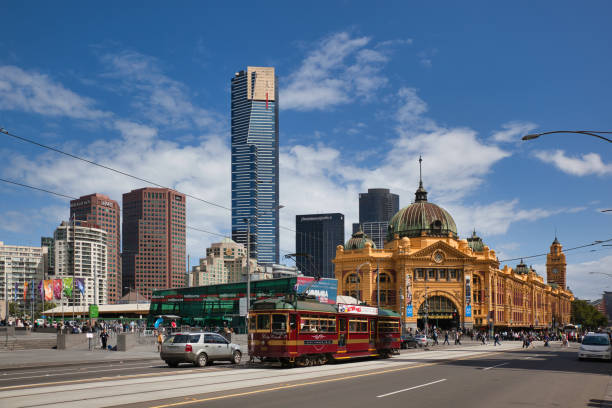 istock The centre of Melbourne, Australia 1256340026
