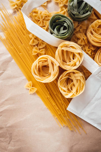 istock Varieties of Italian pasta. 1256341860