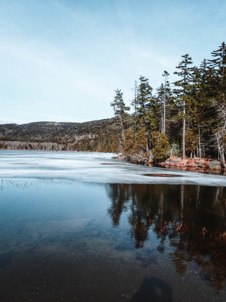 istock Icy Lake in Acadia National Park 1256349715