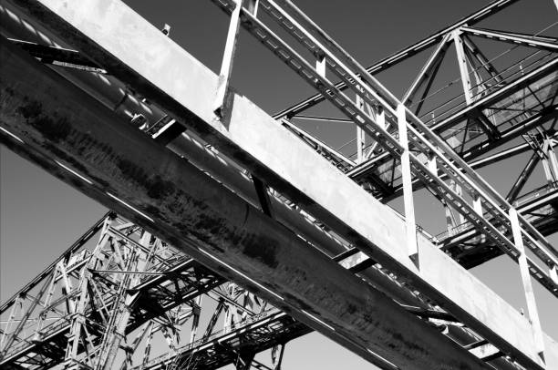 istock Abandoned steel factory 1256353157