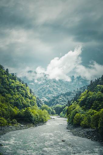 Storm valley (Fırtına Deresi Vadisi) in Senyuva, Cinciva near Camlihemsin, Rize, Turkey