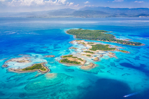 istock Impressive Lichadonisia, the Greek Bahamas, in North Euboea, Greece. 1256373407