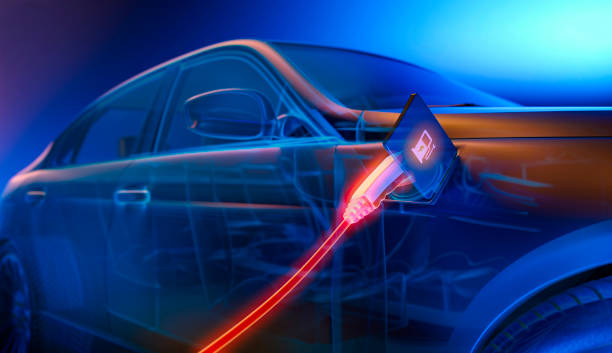 istock Electric Car Charging At Power Station 1256374145