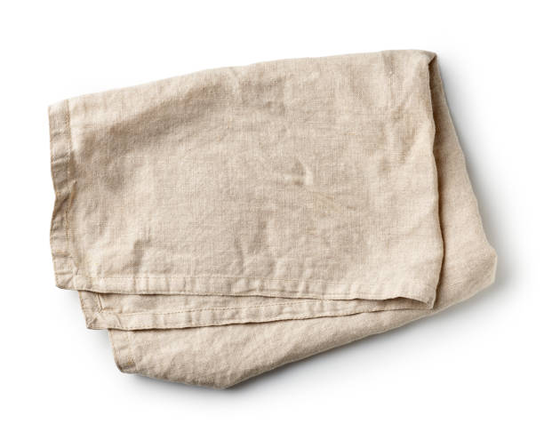 istock natural grey linen napkin 1256375948