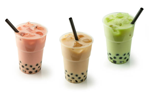 istock colorful iced bubble tea in plastic take away cups 1256376871