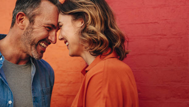 istock Beautiful couple in love 1256376916