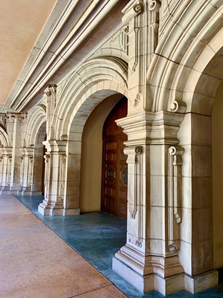 istock Arches in Balboa Park San Diego California 1256377249