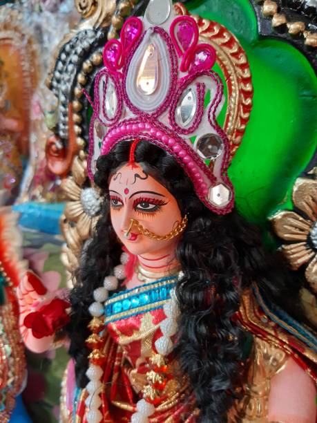 istock Goddess Lakshmi Idol 1256379195
