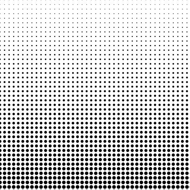 Small circular shape pattern, with vertical size gradient. Small circular shape pattern, with vertical size gradient. grid pattern stock illustrations