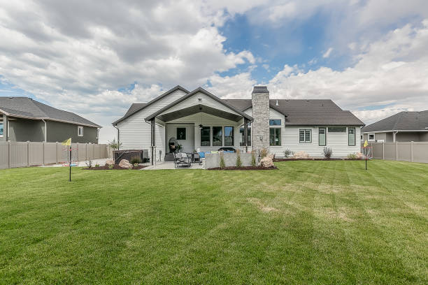 istock Showcase home all landscaped and ready for touring 1256381134