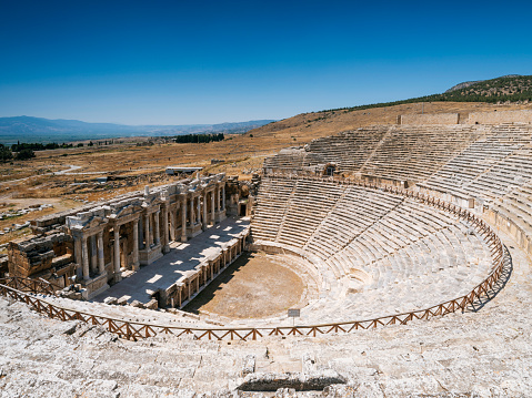Capital Cities, Famous Place, Stone Material, Pamukkale, Hierapolis
