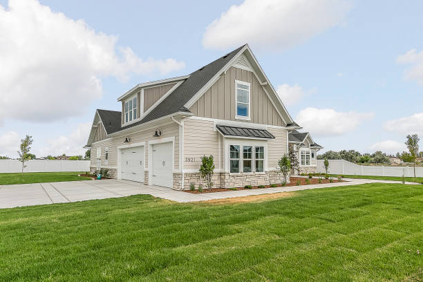 istock New traditional style home showing great craftsmanship 1256382479