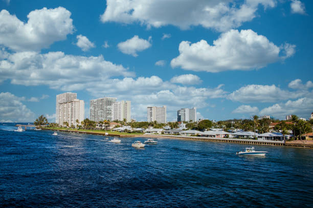 istock Shipping Channel in Port Everglades 1256383124
