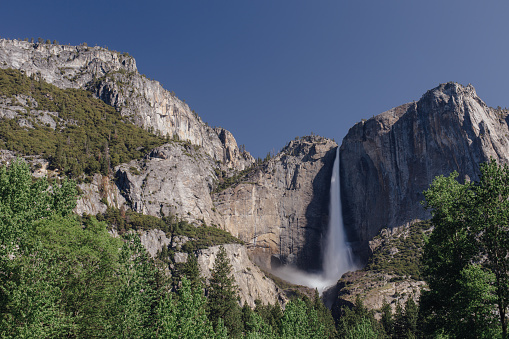 Yosemite Falls in Yosemite National Park, California.